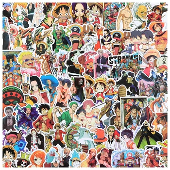 10/30/60/120pcs Klasičnih Anime EN KOS Nalepke Kul Luffy Risanka Nalepke za Prenosnik Skateboard Kolo Tiskovine Otrok Nalepko Igrače