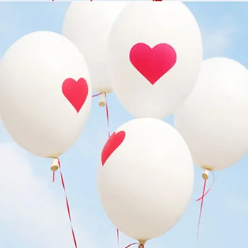 12 inch Rdeče Srce Ljubezni latex balonov, poroke, spovedi obletnico Dekoracijo Balonom Zveze darilo Helij Žogo