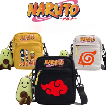 2023 Nov Anime Naruto Znak Tiskanja Kvadratek Vrečko za Otroke Ramenski Poševna Vrečko za Moške in Ženske, Nahrbtnik Birthdaygift