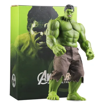 42cm Marvel Velike Zelene Človek Avengers Hulk, Iron Man, Spiderman Thanos Model Slika Artikulacije Darilo Polje Zbirka Okraski