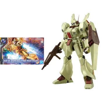 Bandai Original Gundam Model Komplet Anime Slika HG RGM-89 JEGAN(OS ŠOK IMAGE COLOR) figuric Igrače Darila za Otroke