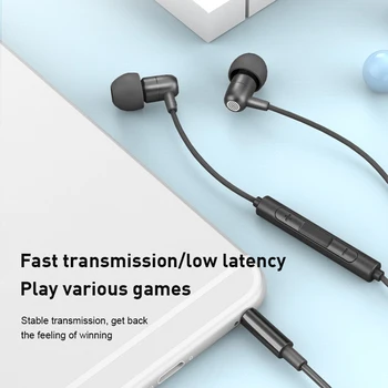 Brez Kabelske Bas Slušalke Zmanjšuje Zunanji Hrup Žične Slušalke 3,5 mm Vtič Stereo Zvok Kakovostne Kovine V Uho Slušalke