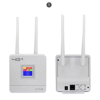 CPE903 LTE CPE Brezžični Usmerjevalnik z RJ45 Vrata in Reže za Kartico Sim Doma 3G 4G 2 Zunanje Antene Wifi Modem EU Plug