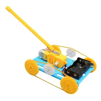DIY Znanost Eksperiment Model Set DIY Sledi Tank Poučevanja Prop Sestavljanje 3D Ugank za Malčke Dekliška Fantje Darilo za Rojstni dan
