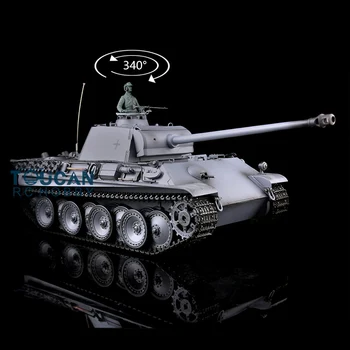 Darila Heng Long 1/16 Sivo 7.0 RC Tank Plastičnih nemški Panther G RTR Toucan Daljinski upravljalnik Model 3879 na Prostem Igrače TH17509-SMT8