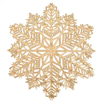 Dekorativne Placemat Božič Snežinka Dekorativni Železnica Nastavite Non-slip Votlih-out Vrč Pad Tabela Mat Placemat Dekoracijo Praznične