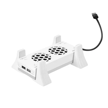 Igralno Konzolo Hladilni Ventilator Stojalo Base 3 Hitrost Nastavljiva Z LED Luči Vrata USB Za Serijo Nosilec Igre Pribor