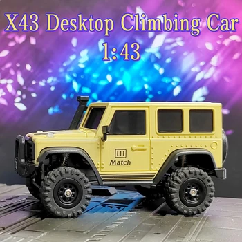 LDARC X43 1:43 Oddaljen Nadzor Mini Plezanje Vozila 4WD Simulirani Slikarstvo skale Električni Desktop Mini Rc Avto vsebini.