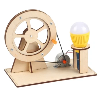 Luč, ki Izhajajo Igrača Strani Koljenast Generator Stavbe Igrača DIY znanstveni Projekt Dropship