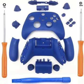 Modra Celoten Sklop, Ohišje Lupino Primeru za Xbox Serije S & Xbox Serije X X/S Krmilnik Stranski Tiri Ploščo Zajema Zamenjavo w/Gumbi
