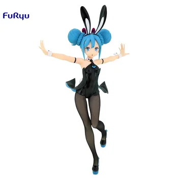 Na Zalogi Furyu Bicute Zajčki Hatsune Miku Resnično Original Anime Slika Model Igrače za Fante figuric Zbirka Lutka Pvc