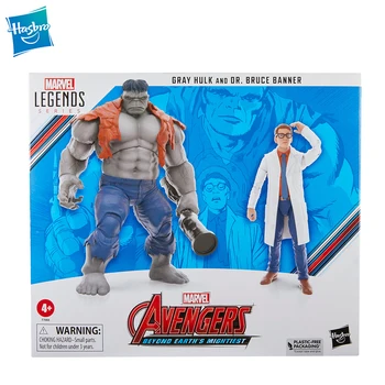 [Na Zalogi] Hasbro Marvel Legende Serije Sivo Hulk in Dr. Bruce Banner 6-Palčni Original Anime figuric Zbirateljske Model