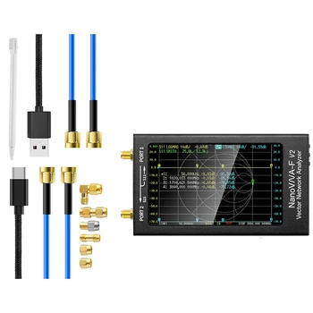 NanoVNA-F V2 Vektorski Analizator Omrežja 50KHz-3GHz Antena Analyzer HF VHF UHF VNA 4.3 palčni z 5000MAh