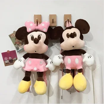 Nove Disney Srčkan Mickey Igrača Vrečko 40 cm Miško Lutka Kawaii Roza Minnie Nahrbtnik pomnilniške Plišastih Nahrbtnik Božično Darilo