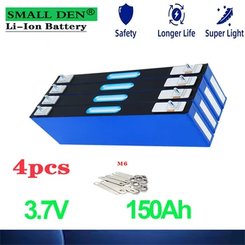 Novo 150Ah 3,7 V Litij-Ionska Baterija za Polnjenje Diy 12v 24v 150000mAh Električni Avtomobil RV Jahte Sončne Energije StorageEU-NAS TAXFREE