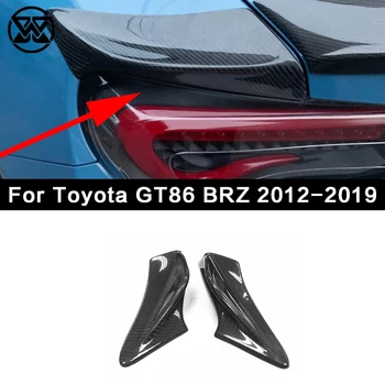 Ogljikovih Vlaken Strani Spojler Majhen Rep Krilo Za Toyota GT86 Subaru BRZ Avto Rep Svetlobe Dekoracijo Nadgradnjo