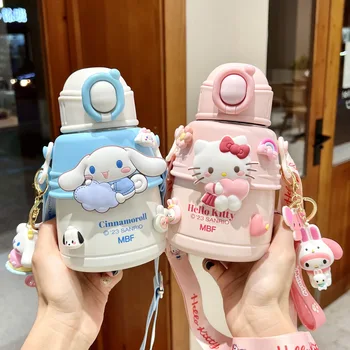 Pozimi Kuromi Otrok Termovko Pokal Osnovni Šoli Učenci hodijo V Šolo, grelnik vode Velike Zmogljivosti Dekle Srčkan Hello Kitty Kawaii