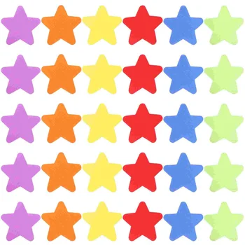 Preprogo Preprogo Preprogo 30Pcs Zvezde Obliko Preprogo Spot Označevalcev Učitelji v Razredu Tla Barva Marker Star Preprogo Naključno Barvo