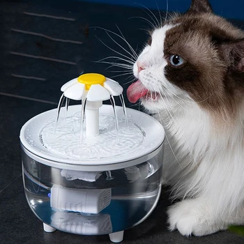 Samodejno Mačka Vodnjak Električni Filter Izključite Pet Pijača Skledo Pet Pitne Razpršilnik Pijem za Mačke Vodni Filter