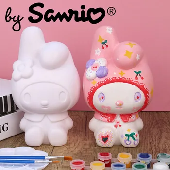 Sanrio Hello Kitty Moja Melodija Kuromi Presence Banka Vinil Lutka Diy Naslikal Namizje Okraski Anime Kawaii Srčkan Ustvarjalne Dekle Otrok