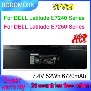 VFV59 Baterija Za DELL Latitude E7240 E7250 Laptop WD52H GVD76 W57CV Polnilna Visoke Kakovosti, ki je Na Zalogi 7.4 V 45Wh/52Wh Na Zalogi