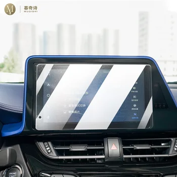 Za Toyota C-HR 2021-2024 Avto Notranjosti sredinski konzoli, ohranjevalnik zaslona kaljenje stekla film Anti scratch LCD zaslon Anti modra svetloba